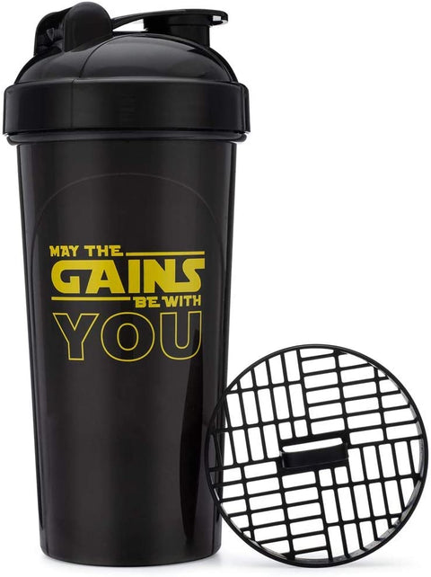 28oz Shaker Bottle w/ fun logo – Hydracup Dual Shaker